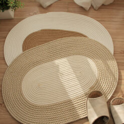 Hand-woven Sand Scraping Door Entrance Welcome Mat