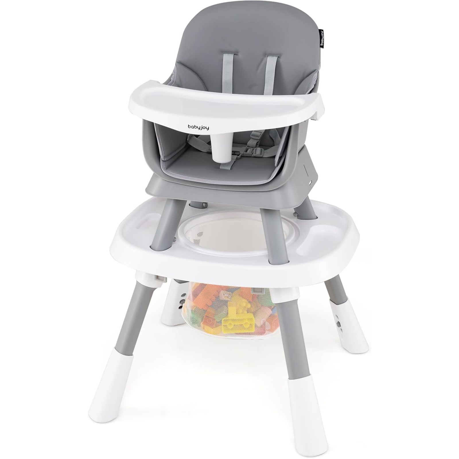 15-in-1 Convertible Baby High Chair, Multifunctional Kids Table & Chair Set