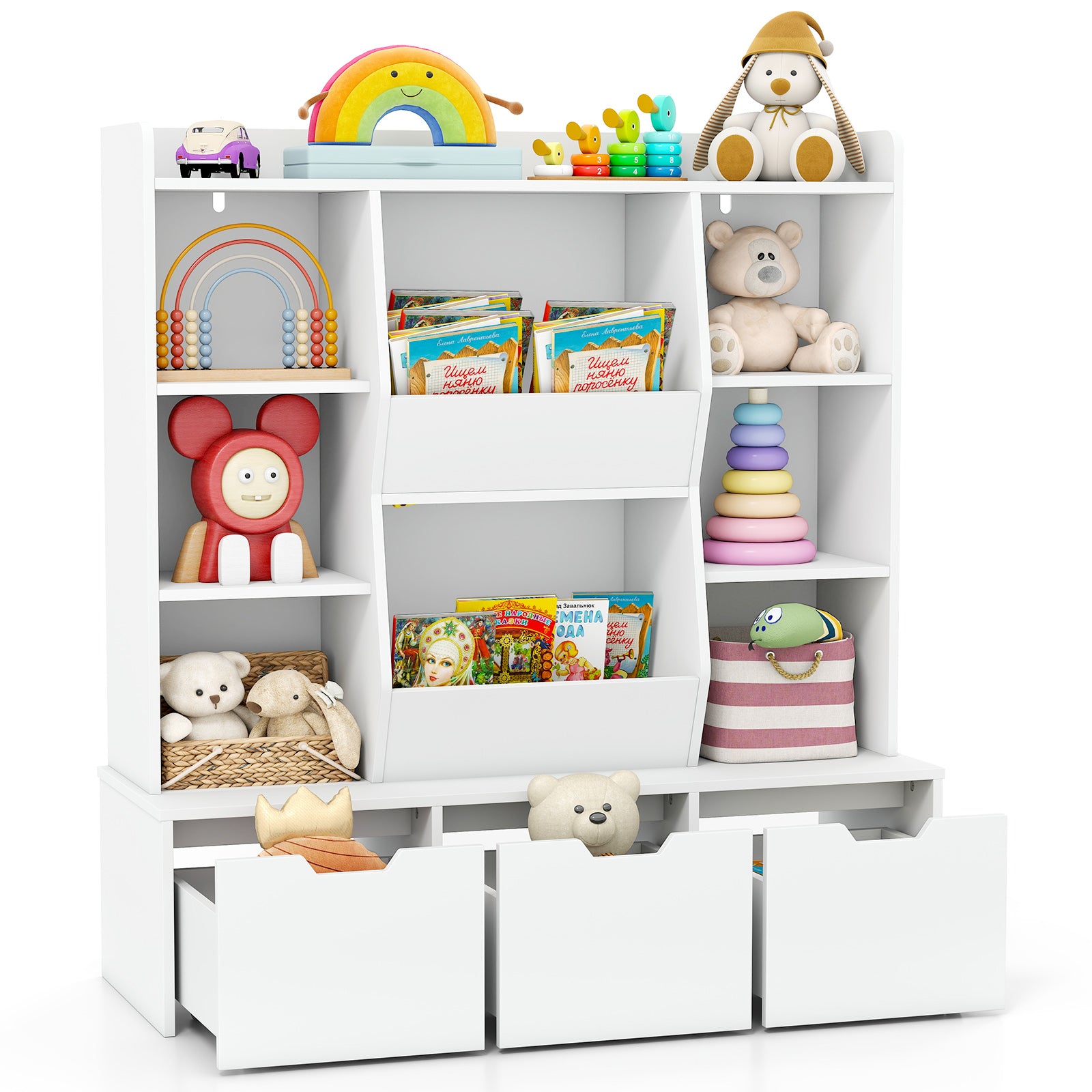HONEY JOY Versatile Storage Cabinet for Kids Room, Bedroom, Playroom